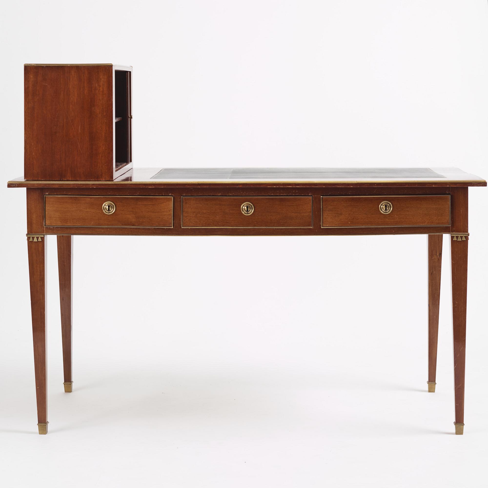 A late Gustavian style writing table, 19th century.