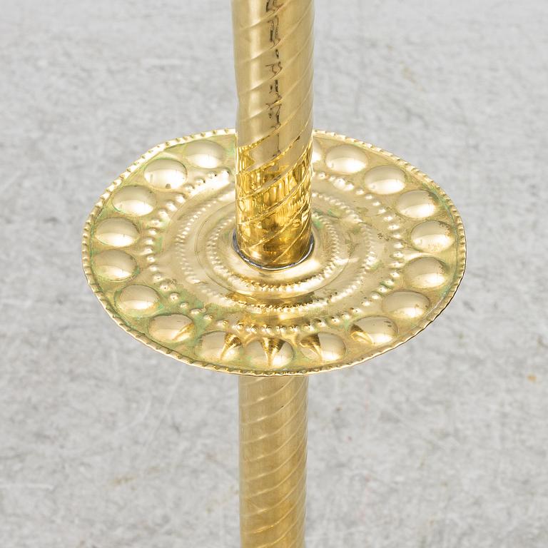 Golvljusstake, barockstil, omkring 1900.