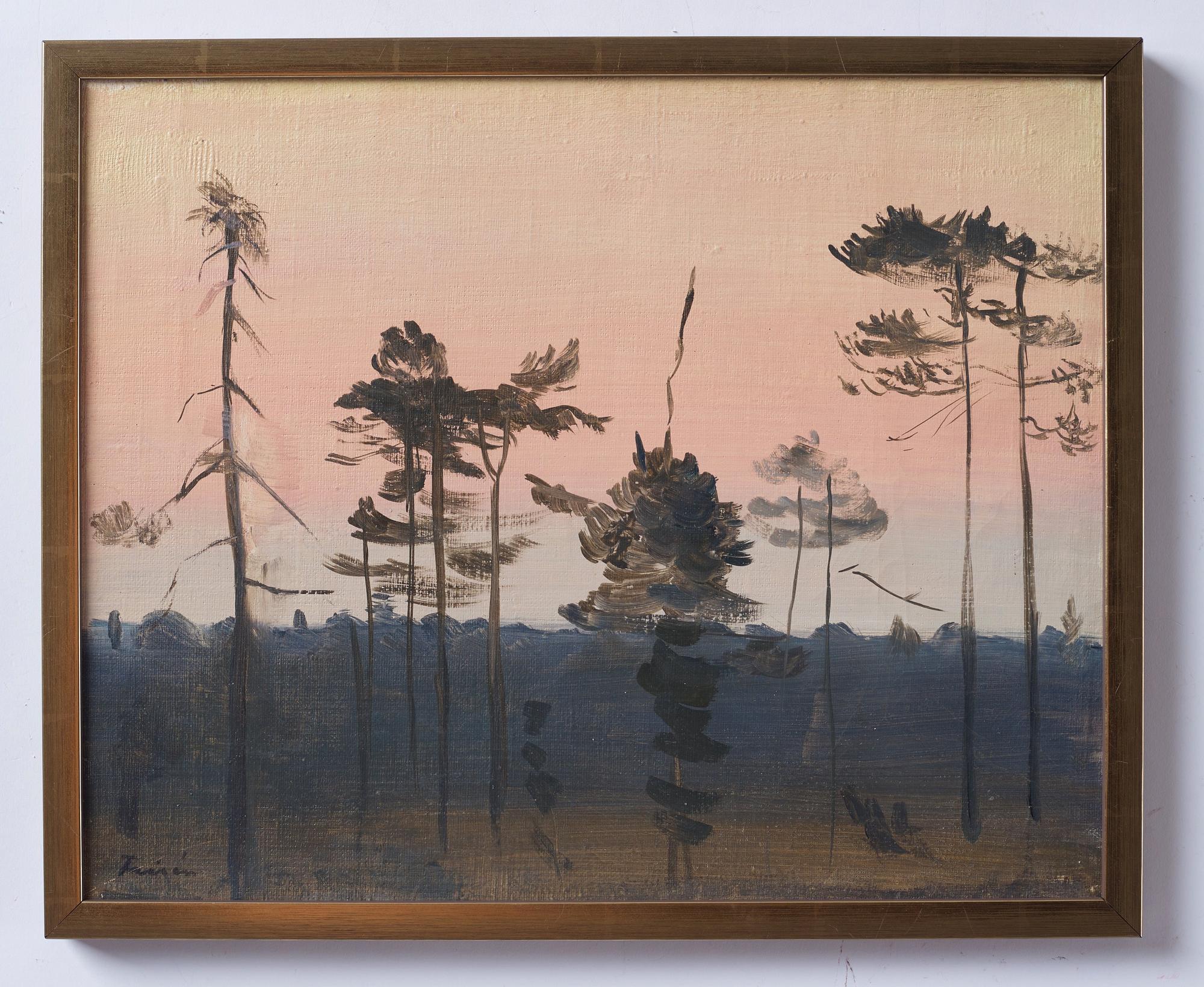 Vera Frisén, Skymningslandskap.
