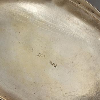 DOSOR, 2 st, silver, Sverige, 1800-tal, vikt 85 gram.