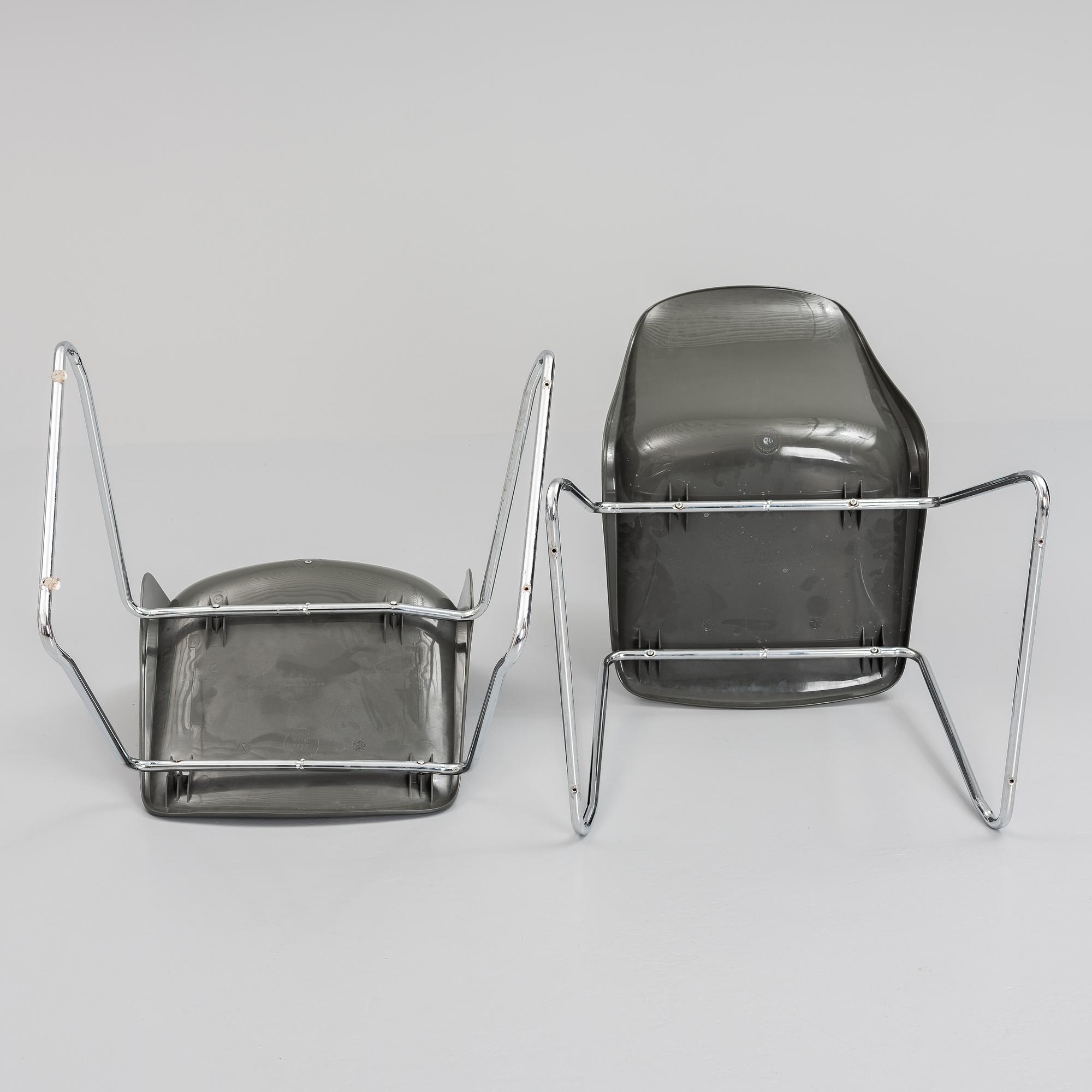 Helmut Starke, "Frankfurt chair", stolar, ett par.