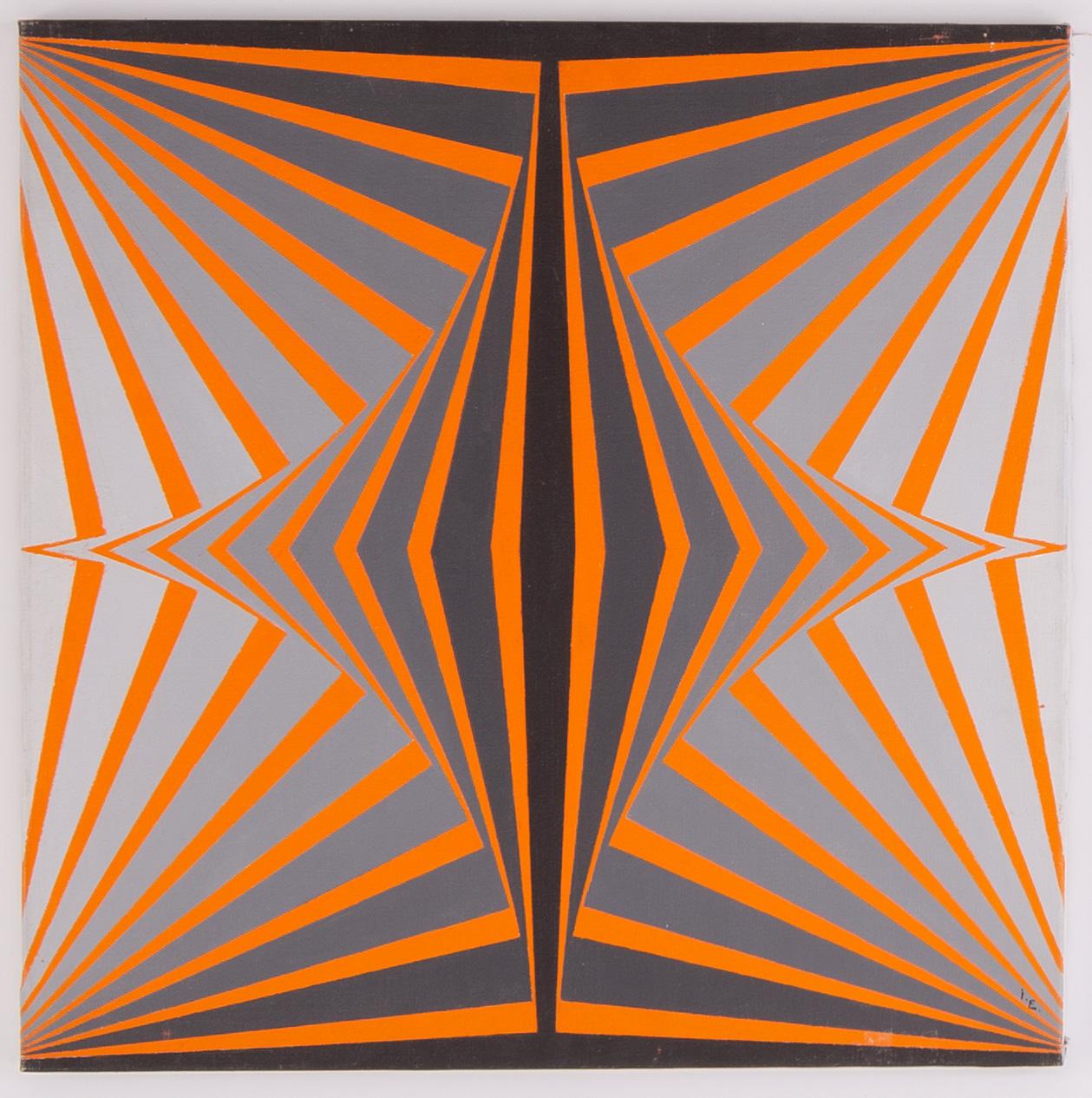 Inger Ekdahl, oil on canvas, signed I. E and on verso signed and dated 1974.