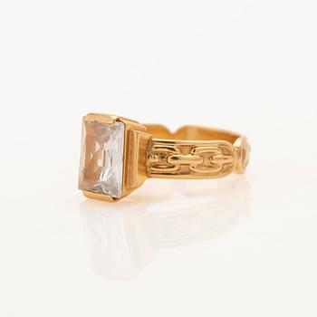 Ring, 18K guld, G. Dahlgren & Co, Malmö, 1900-talets andra hälft.