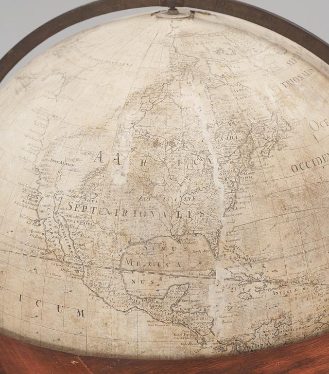 A Swedish Terrestial Globe by Åkerman 1760/Akrel 1790.