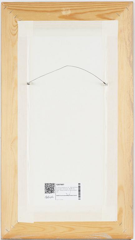 C Göran Karlsson, tempera på papper, signerad och daterad -93.