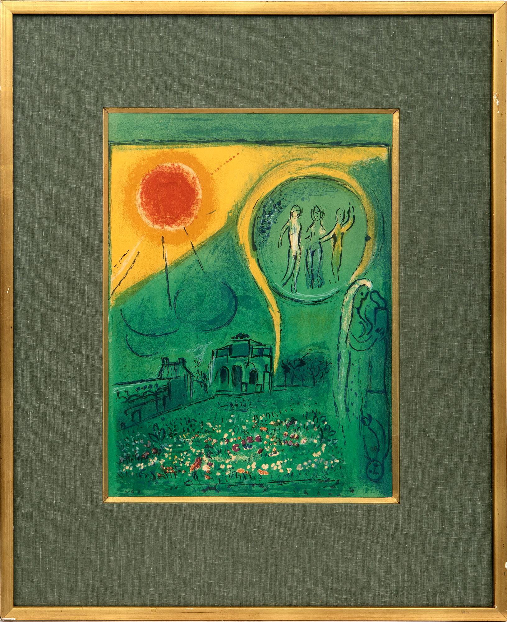 Marc Chagall, "Le Carrousel de Louvre", 1954.