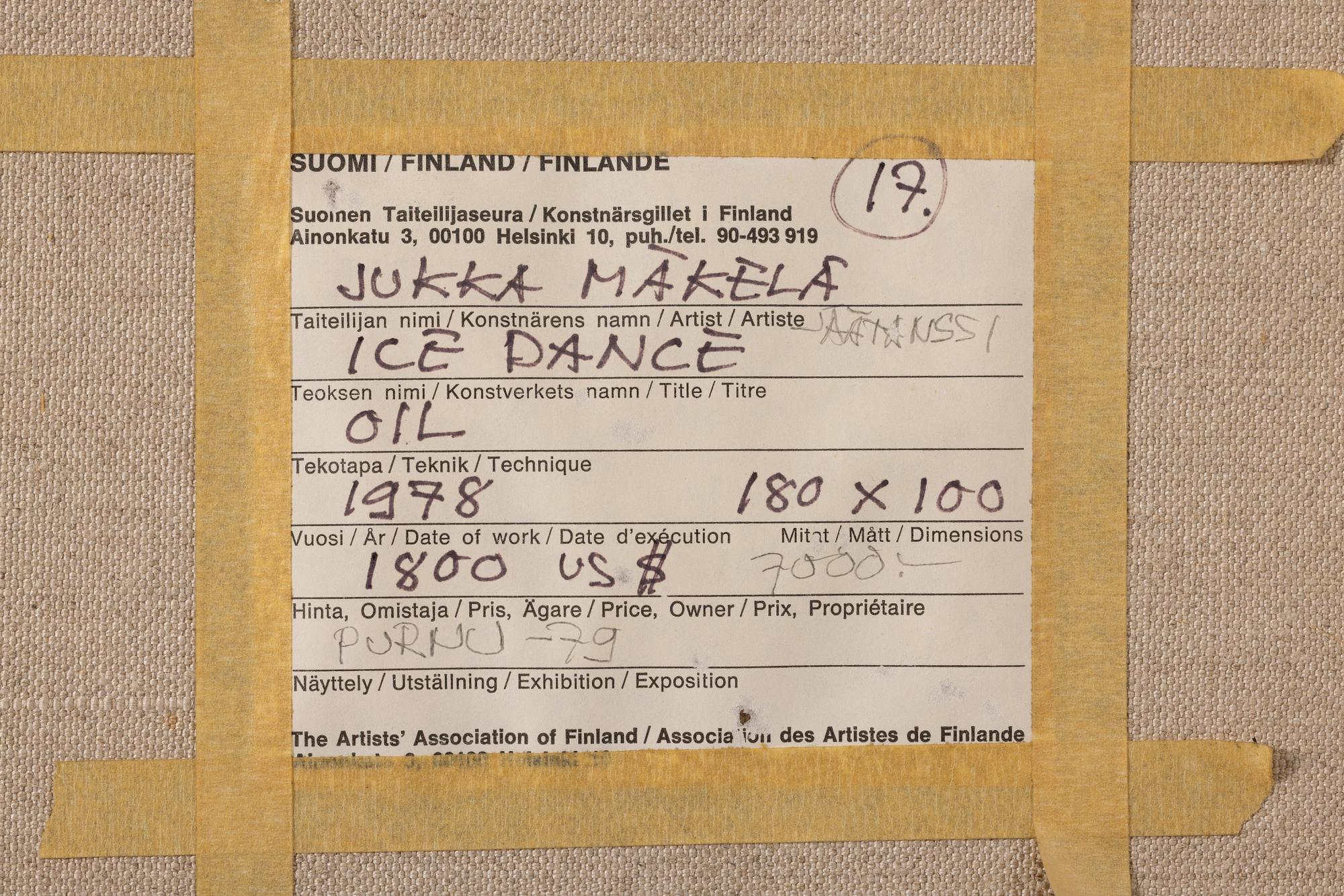 Jukka Mäkelä, "Ice Dance".