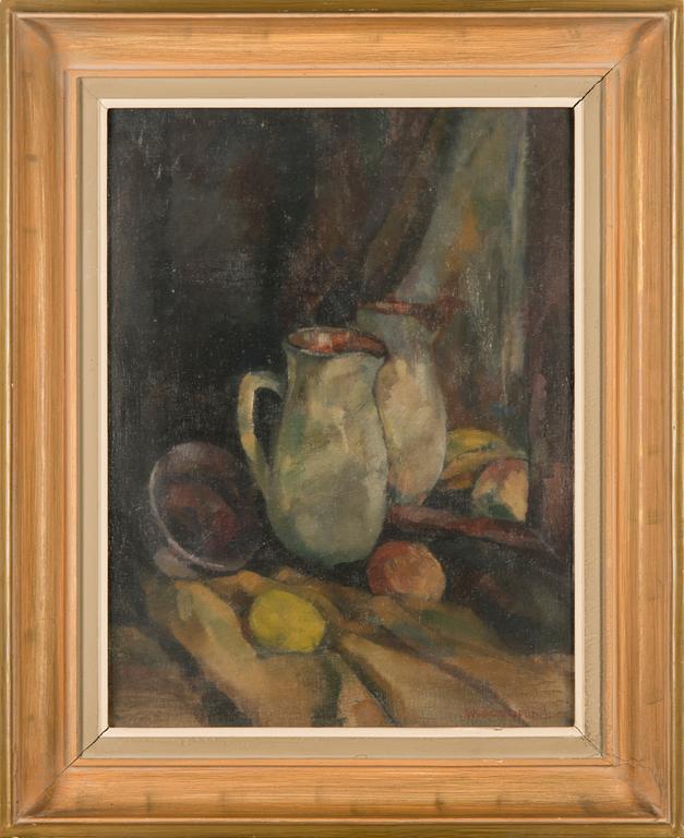 VÄINÖ KAMPPURI, oil on canvas fastened on board, signed.