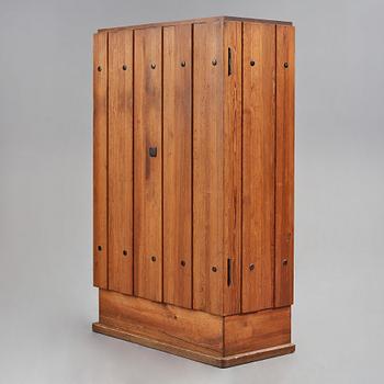 Axel Einar Hjorth, a stained pine "Lovö" cabinet, Nordiska Kompaniet, Sweden 1930's.