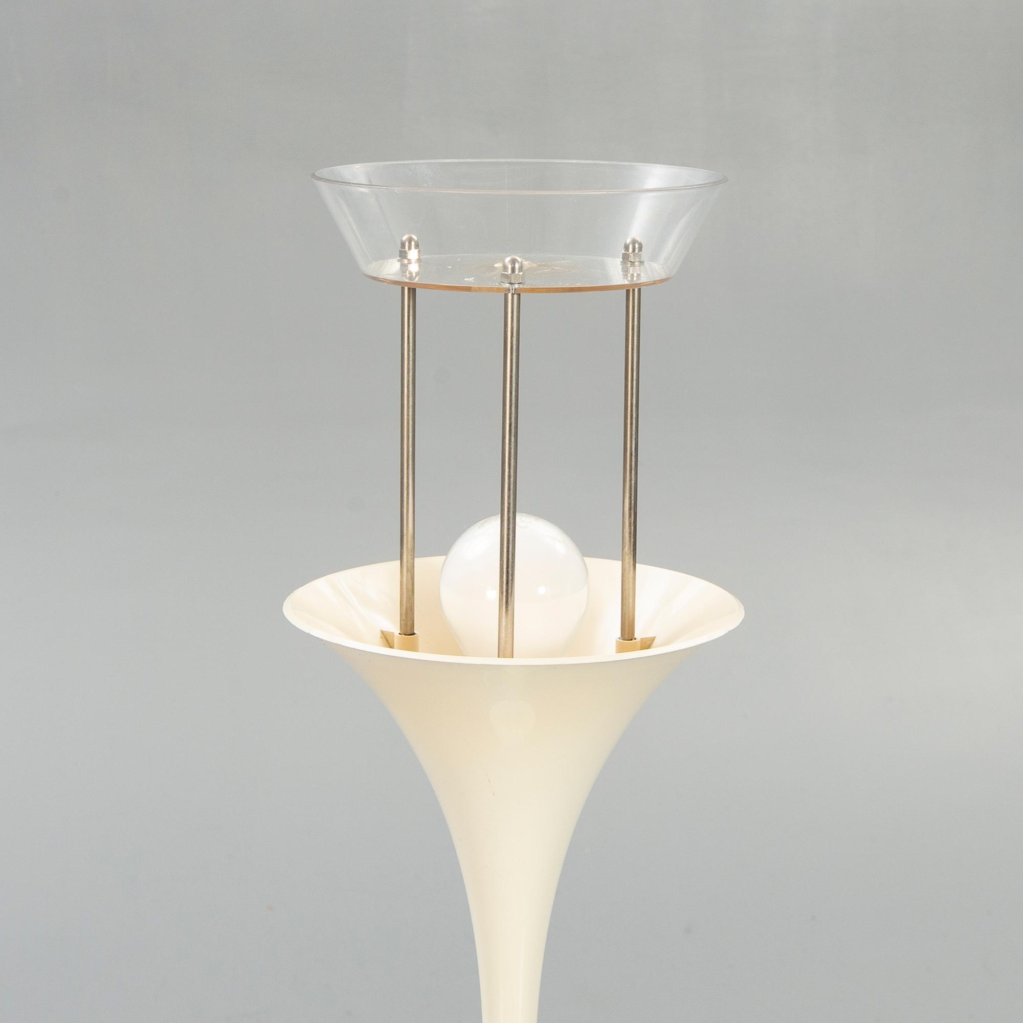 Verner Panton, a Pantella floor lamp later part of 20th century Denmark.