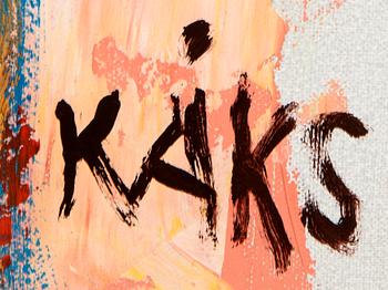 Olle Kåks, olja på duk signerad.