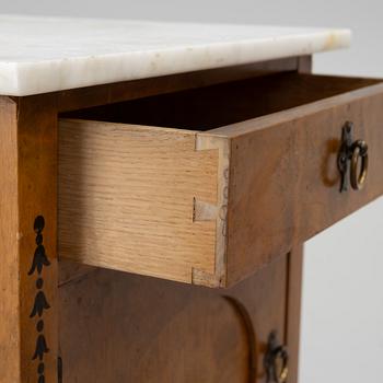 Nightstands, a pair, first half of the 20th century.