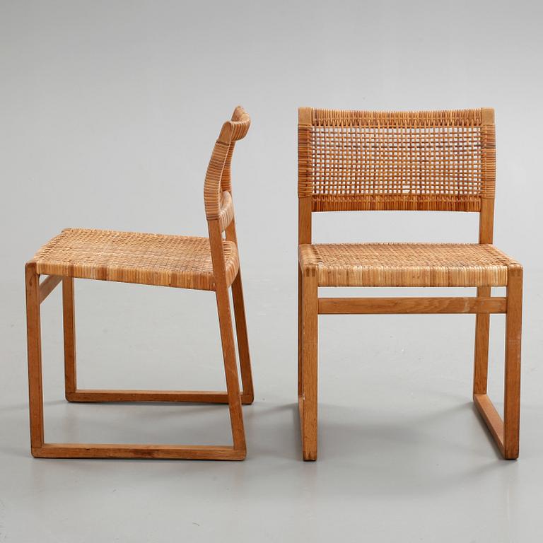 STOLAR, 4 st, "BM61", Børge Mogensen, 1900-talets andra hälft.