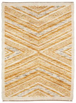 RUG. "Tigerfällen". Rya (knotted pile). 205,5 x 145,5 cm. Signed AB MMF BN.