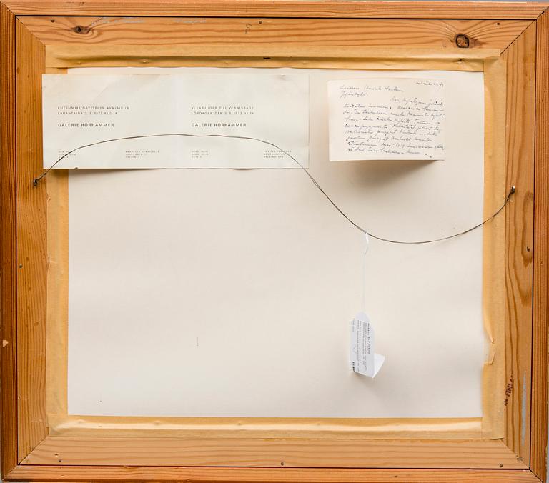 BRUNO TUUKKANEN, olja på pannå, signerad och daterad -19.