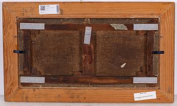 Henry Martin, River Landscape with Barges at Anchor.