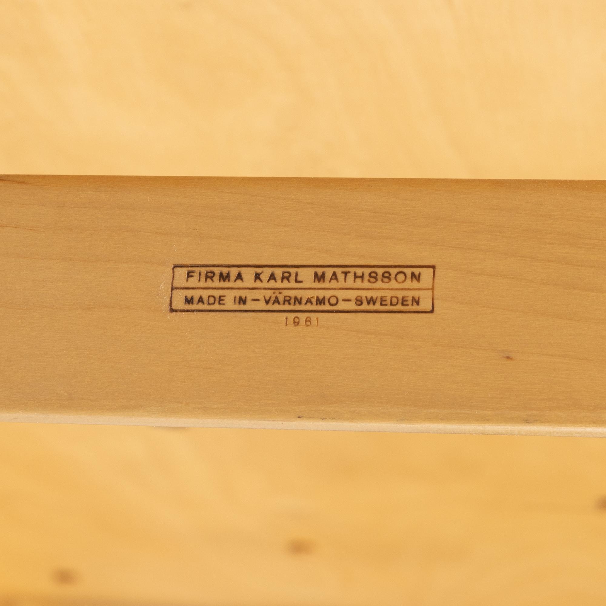 Bruno Mathsson, a 'Berlin' daybed, Firma Karl Mathsson, Sweden, 1961.