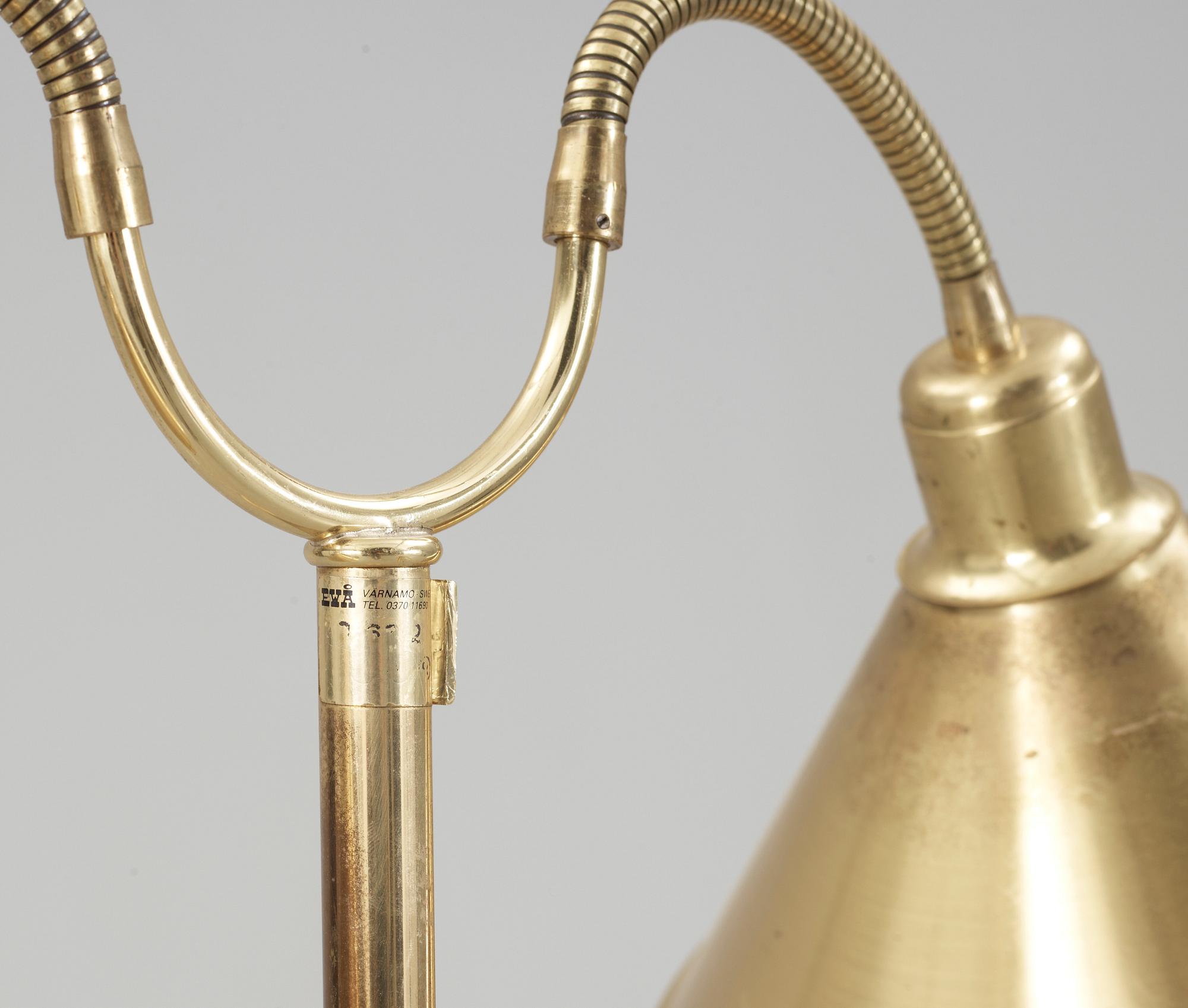 GOLVLAMPA, EWÅ, Värnamo, omkring 1900-talets mitt.