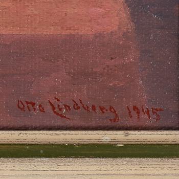 OTTO LINDBERG, olja på duk, signerad och daterad 1945.