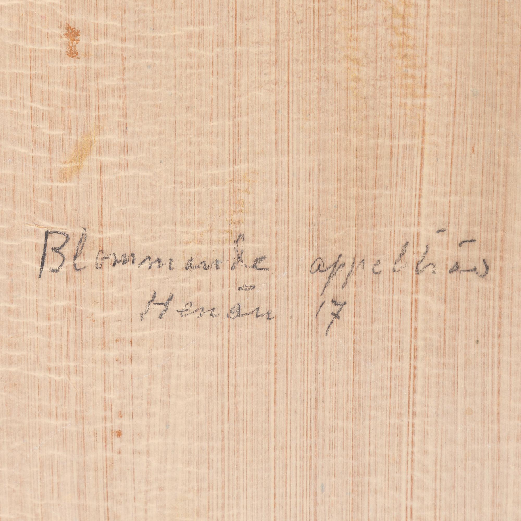 Carl Ryd, Blommande äppelträd, Henån.