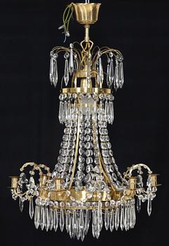 LJUSKRONA, gustaviansk stil, 1900-tal. H 75.