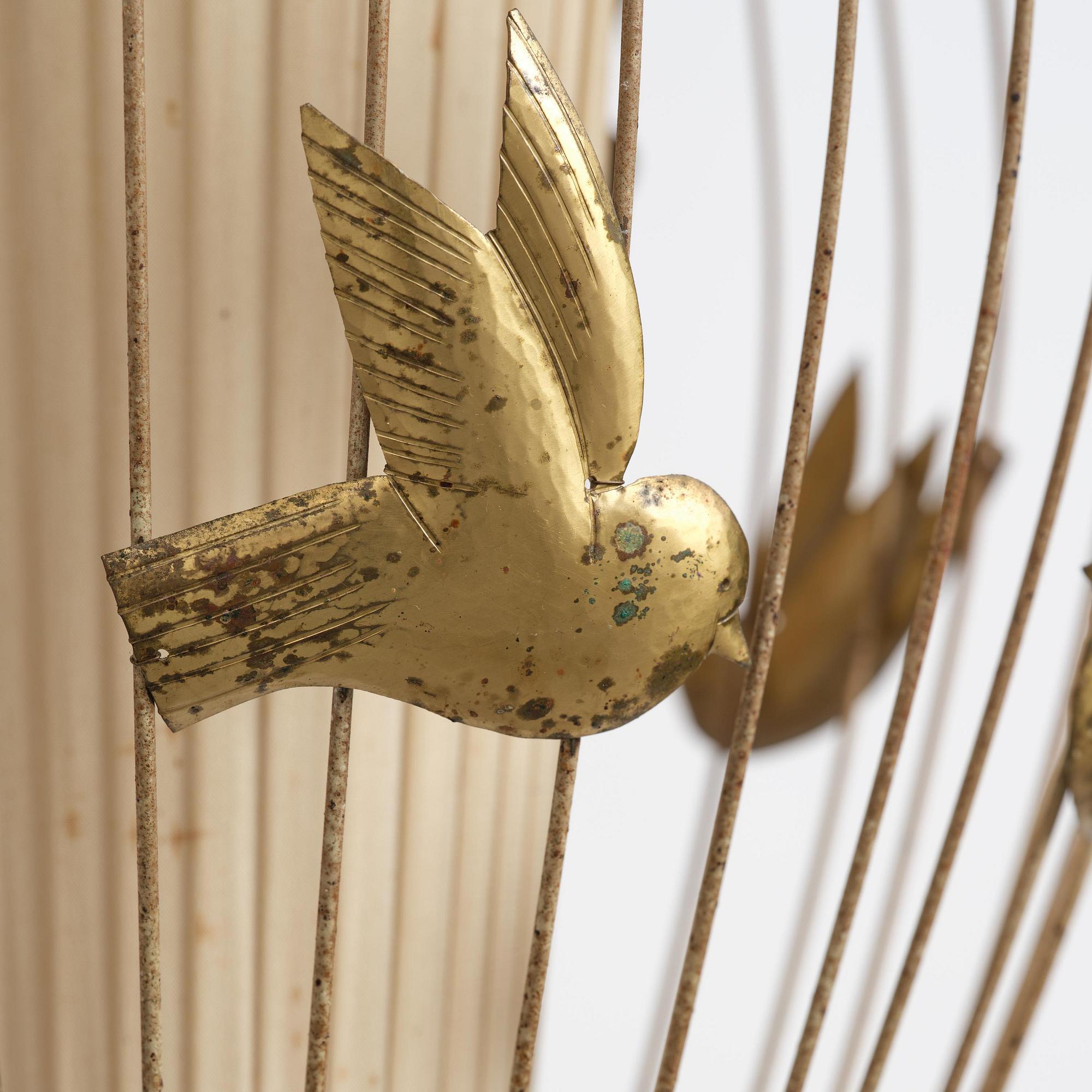 Hans Bergström, taklampa, modell "3", ateljé Lyktan, Åhus, 1940-50-tal.