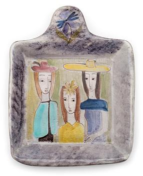 241. Birger Kaipiainen, A CERAMIC DISH.