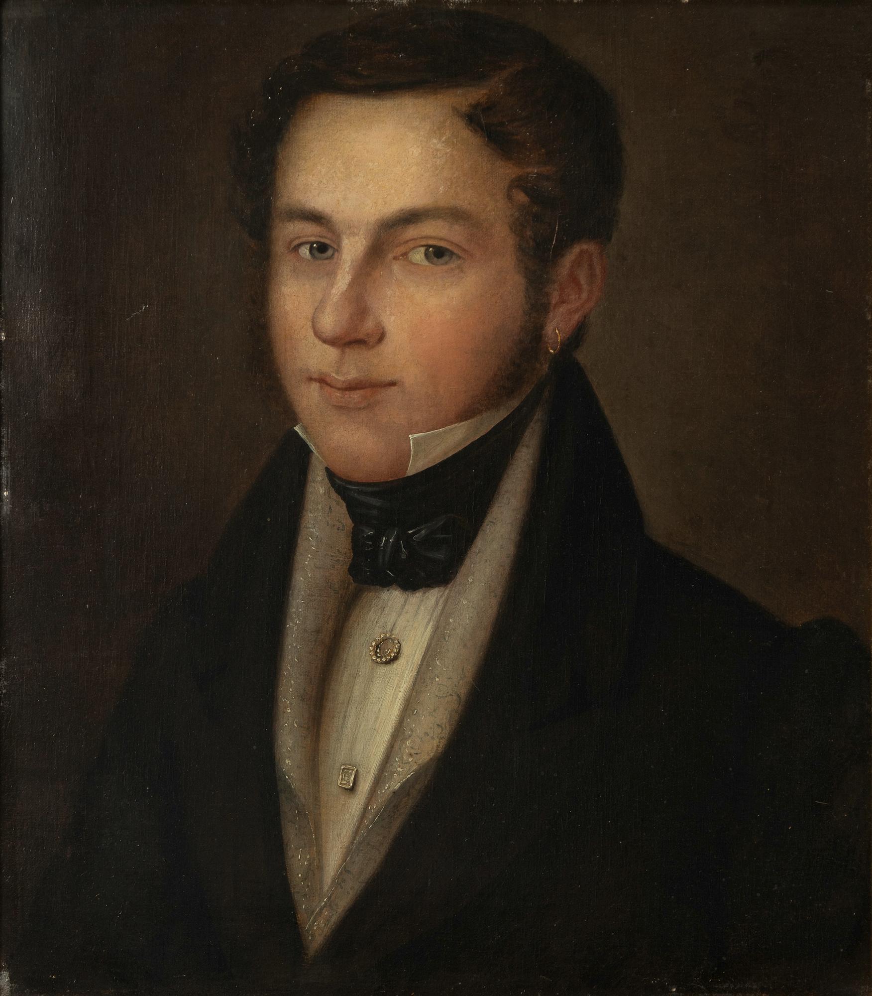 Unknown artist, 19th century. "Uno Angerstein" (1808-1874).