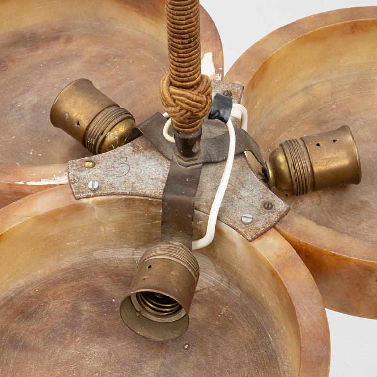 A ceiling light, 1920's/30's.