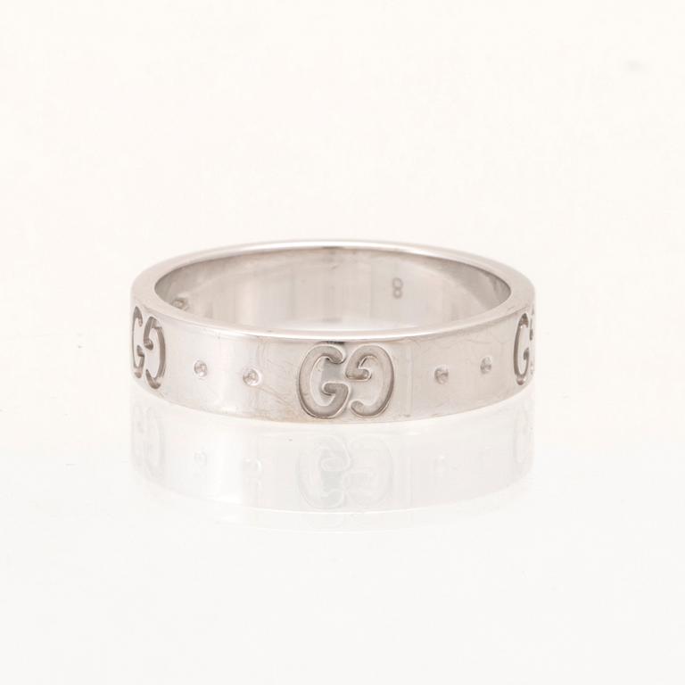 Gucci, ring "Gucci Icon" 18K white gold.