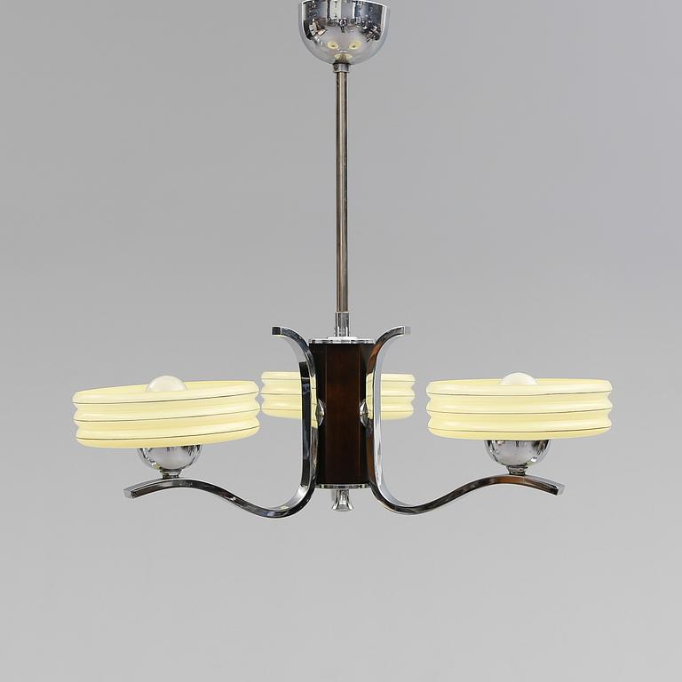 TAKLAMPA, art déco. Höjd ca 59 cm.