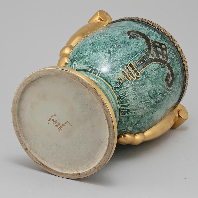 PRAKTURNA, flintgods, Josef Ekberg, Gustafsberg, 1920-tal.