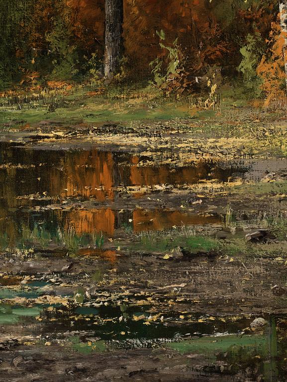 Arvid Mauritz Lindström, Autumn landscape.