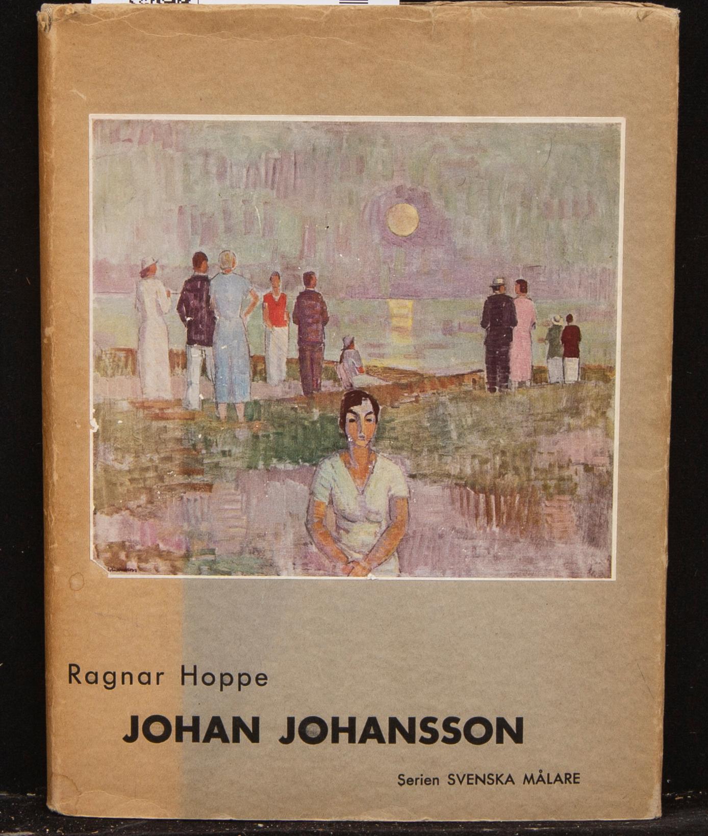Johan Johansson, olja på duk signerad och daterad 18 medföljer bok.