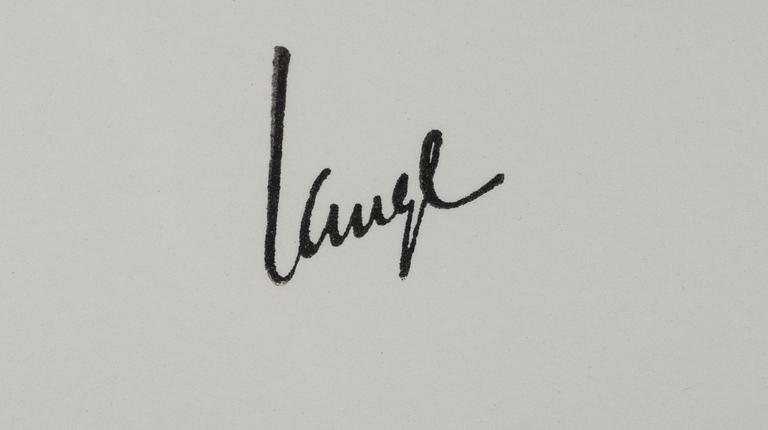 Åke Lange, "Kvinna med flor".