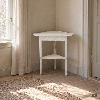 A corner table, 19th century.