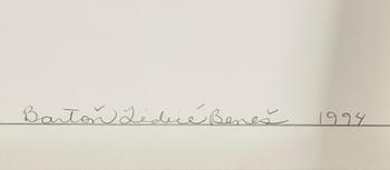 BARTON LIDICE BENES, Multiple, collage, signed AP/11. Dated 1994.