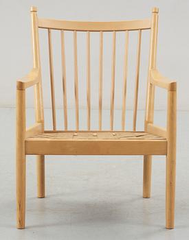 KARMSTOL, Hans J Wegner, Fritz Hansen, modell: FH 1788, Tremmestol, ritad 1945.