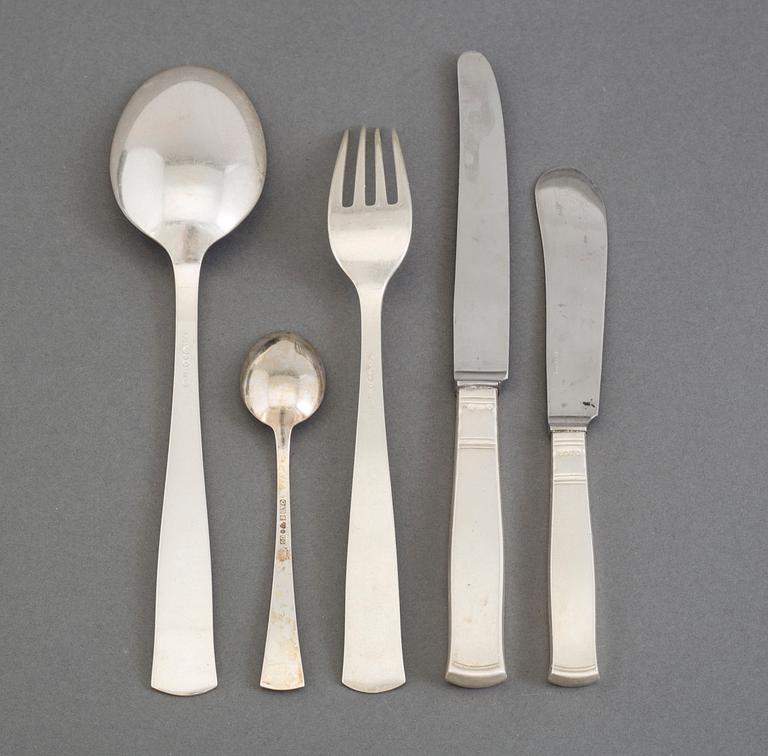 JACOB ÄNGMAN, 26 pieces of silver cutlery from GAB, Eskilstuna, 1950's.