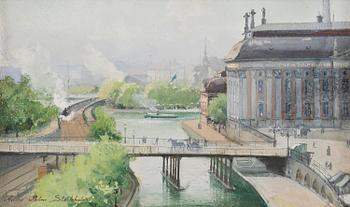 331. Anna Palm de Rosa, Vy mot Riddarhuset.