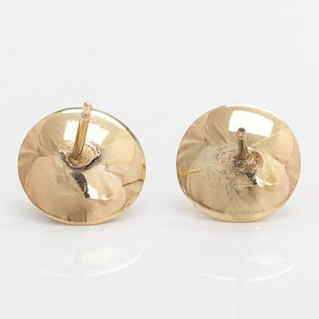 Korvakorut, viljellyt helmet, 14K kultaa.