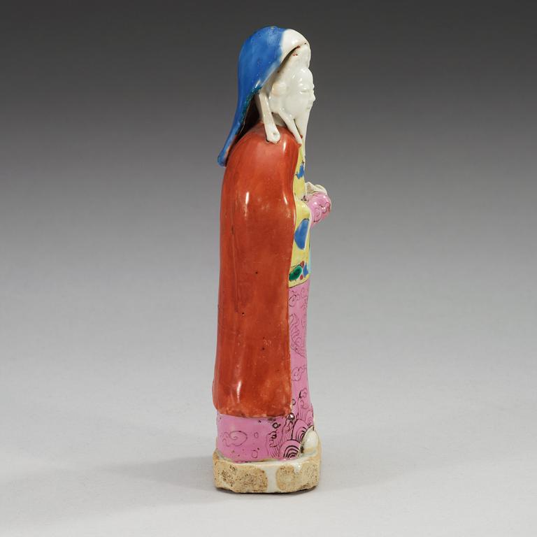 FIGURIN, kompaniporslin. Qing dynastin, 1700-tal.