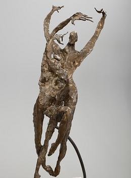 EMANUELE SCARNICCI, skulptur, brons, signerad.