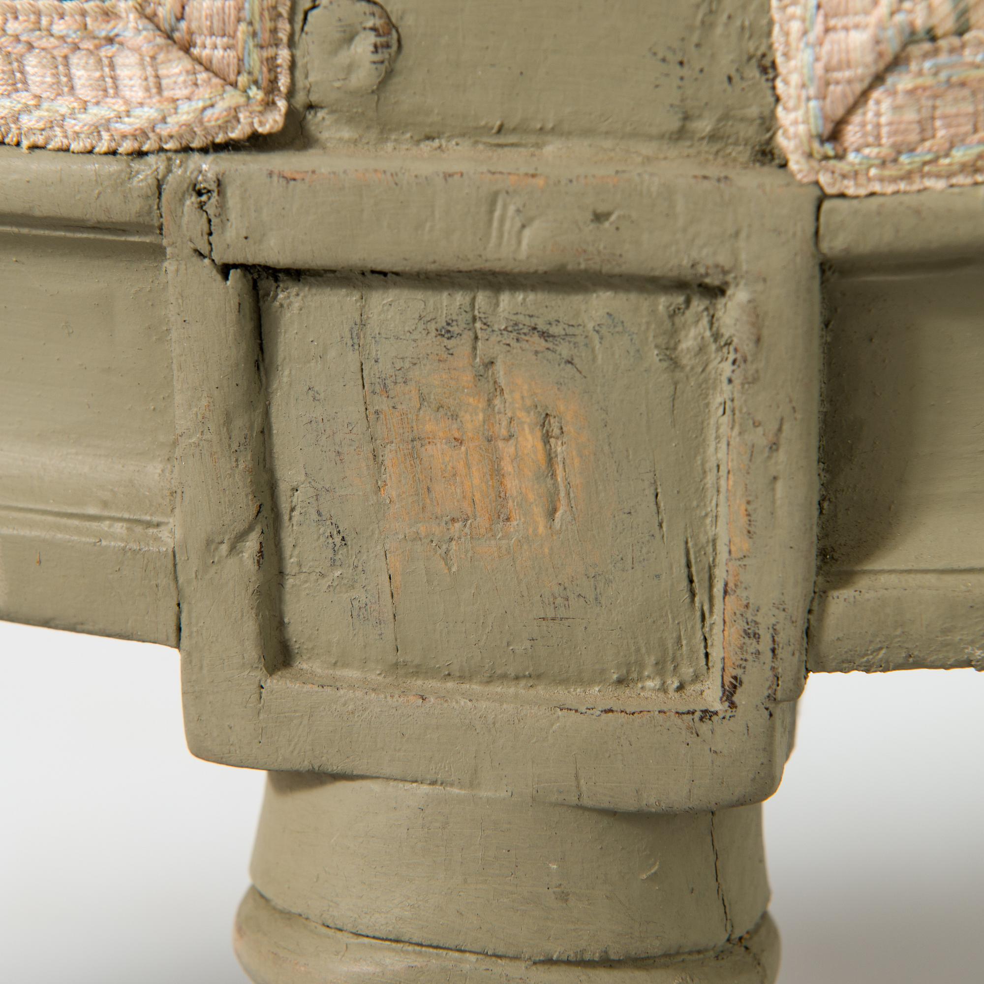 A Gustavian armchair by Johan Erik Höglander, master in Stockholm 1777-1813. Signed IEH.