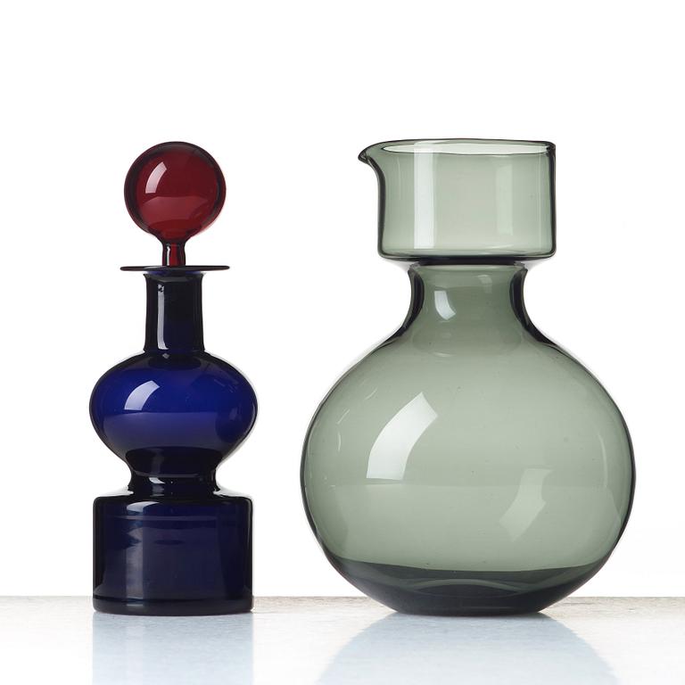 Kaj Franck, a "The bells of Kremlin" decanter, Nuutajärvi Notsjö, Finland.