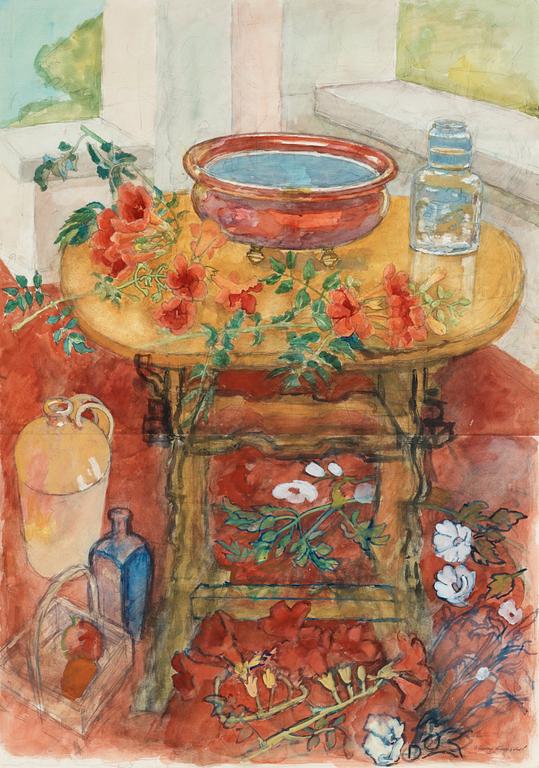 Hilding Linnqvist, Trumpet Flowers.