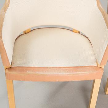 Four "Riksdagen" chairs, designed by Åke Axelsson for Gärsnäs, late 20th cenutry.