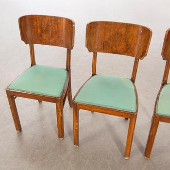 Stolar 4 st Art deco Italien 1930/40-tal.