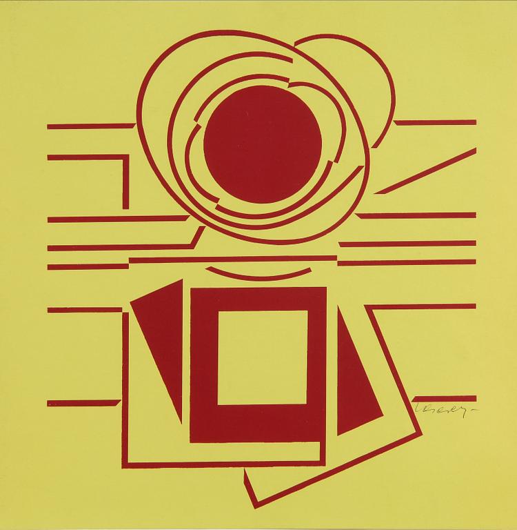 VICTOR VASARELY, screenprint, signerad.