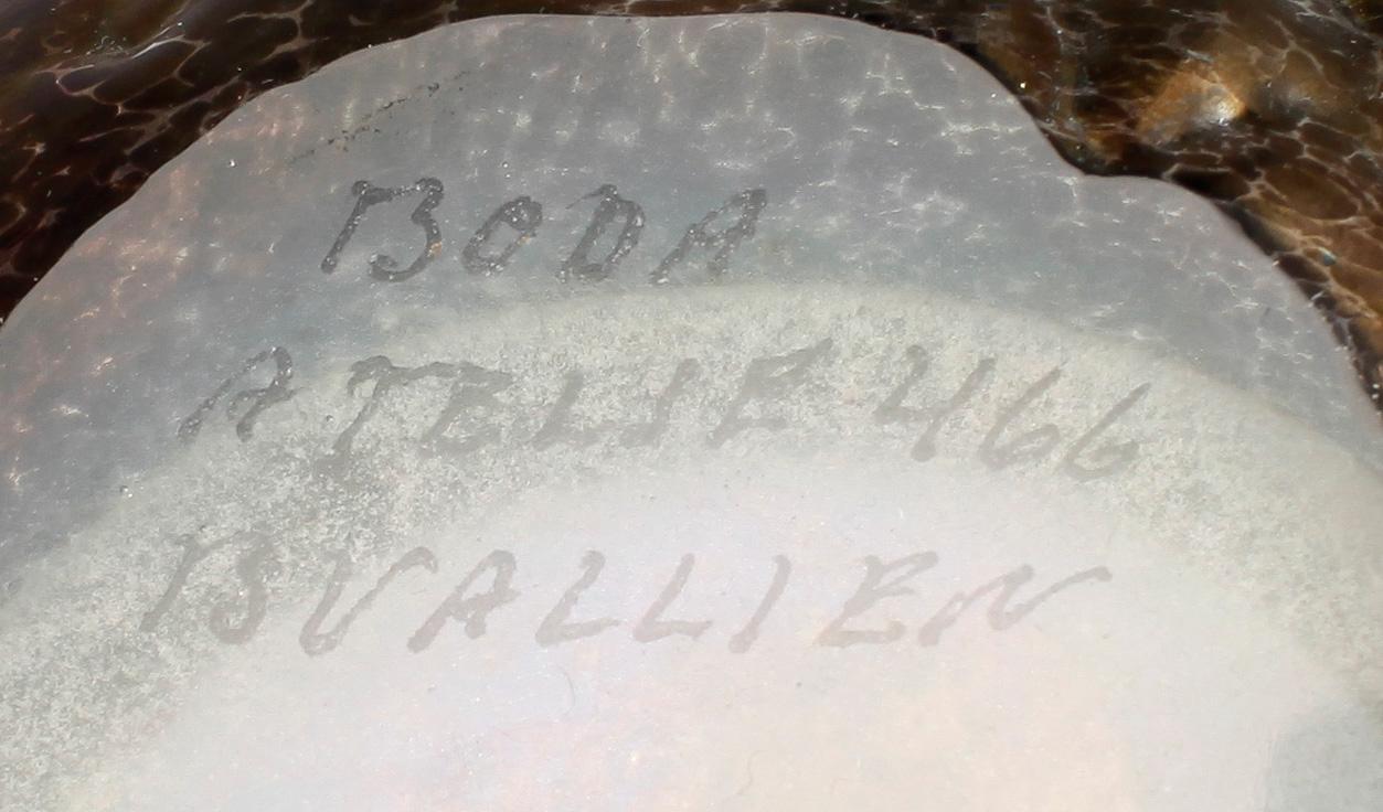 SKÅLAR, 3 st. Bertil Vallien, Boda.